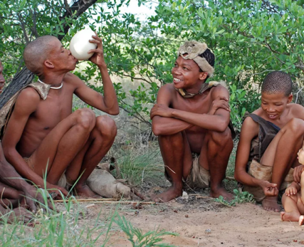 A-gathering-of-San-people